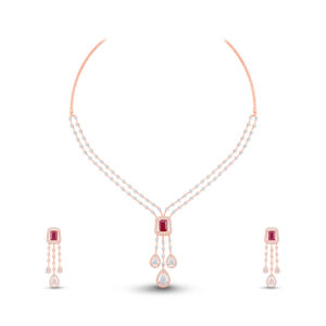 Crimson Grace Diamond Set - 18K Jewellery