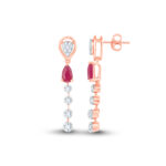 Ruby Radiance Diamond Set - 18K Jewellery