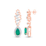 Emerald Majesty Diamond Set - 18K Jewellery