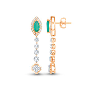Emerald Mist Diamond Set - 18K Jewellery