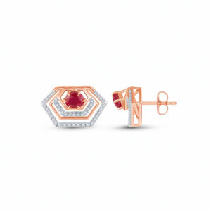 Crimson Radiance Diamond Choker - 18K Jewellery