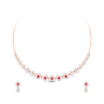 Ruby Dewlight Diamond Set  - 18K Jewellery