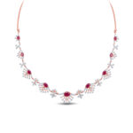 Scarlet Bloom Diamond Set  - 18K Jewellery