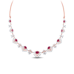 Scarlet Bloom Diamond Set  - 18K Jewellery