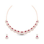 Orchid Bloom Diamond Set  - 18K Jewellery