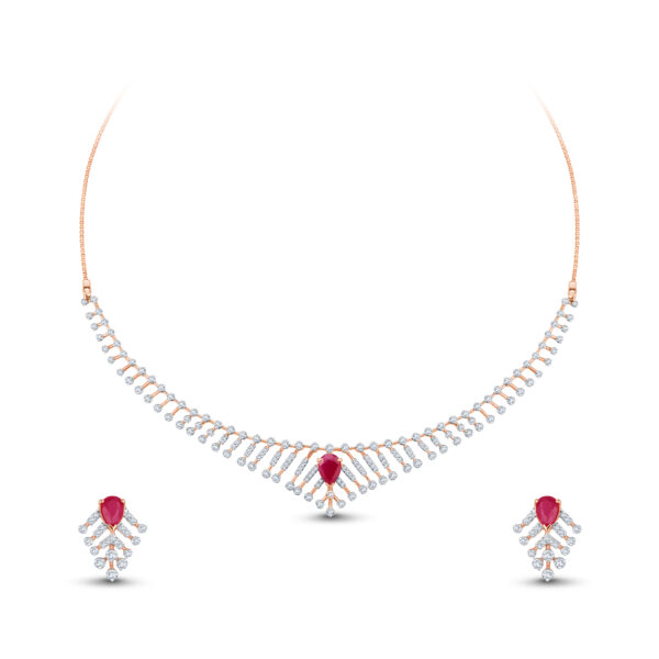 Blush Mirage Diamond Set  - 18K Jewellery