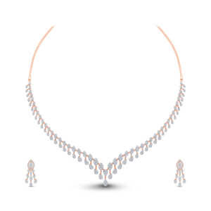 Coral Radiance Diamond Set  - 18K Jewellery