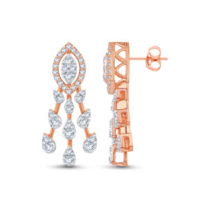Coral Radiance Diamond Set  - 18K Jewellery