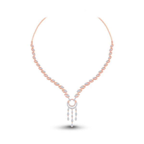 Rosy Glow Diamond Set  - 18K Jewellery