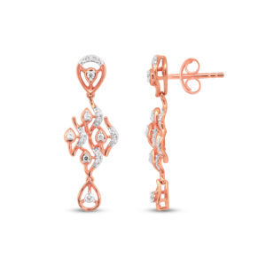 Diamond Lattice Charm Set  - 18K Jewellery