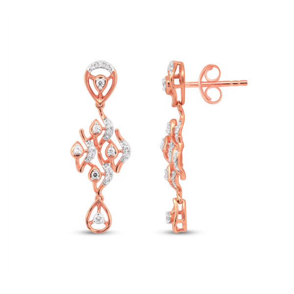 Diamond Lattice Charm Set  - 18K Jewellery
