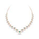 Regal Rows Diamond Set  - 18K Jewellery