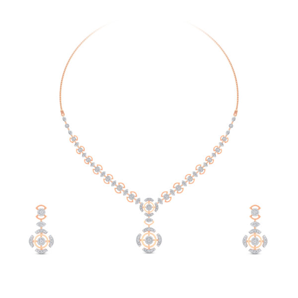Celestial Halo Diamond Set  - 18K Jewellery