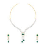 Verdant Echo Diamond Set  - 18K Jewellery