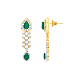 Verdant Echo Diamond Set  - 18K Jewellery