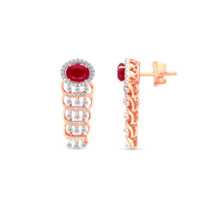 Fiery Elegance Diamond Set  - 18K Jewellery