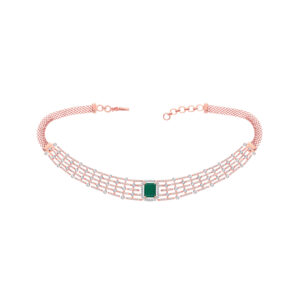 Green Whisper Diamond Set  - 18K Jewellery