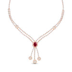 Crimson Delight Diamond Set  - 18K Jewellery