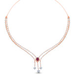 Crimson Raaga Diamond Choker - 18K Jewellery