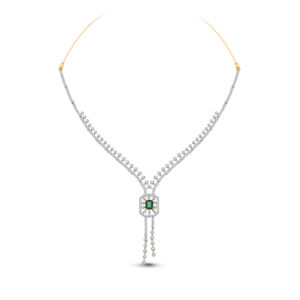 Luminous Verdant Diamond Set- 18K Jewellery