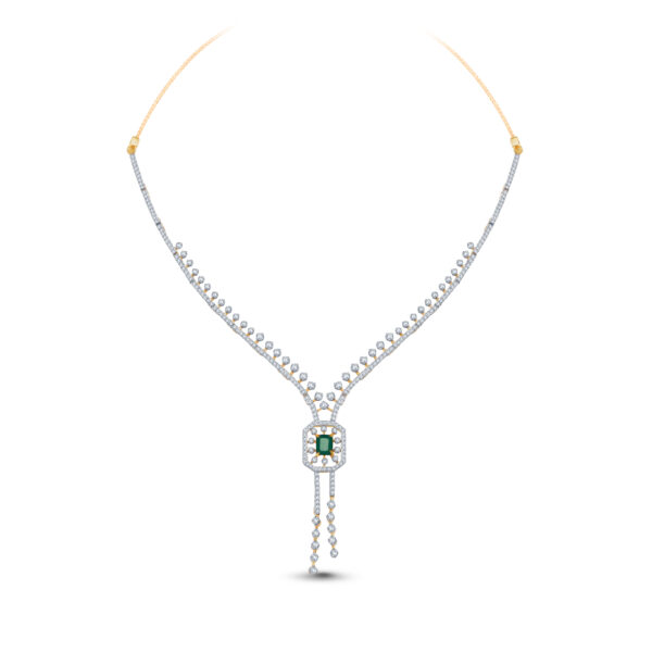 Luminous Verdant Diamond Set- 18K Jewellery