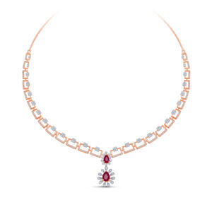 Cherry Halo Diamond Set - 18K Jewellery