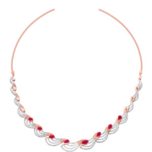 Petal Elegance Diamond Set - 18K Jewellery