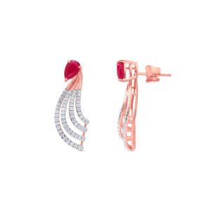 Petal Elegance Diamond Set - 18K Jewellery