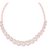 Rose Radiance Swirl Diamond Set - 18K Jewellery