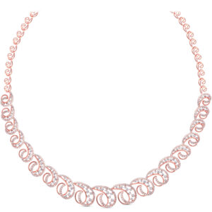 Rose Radiance Swirl Diamond Set - 18K Jewellery