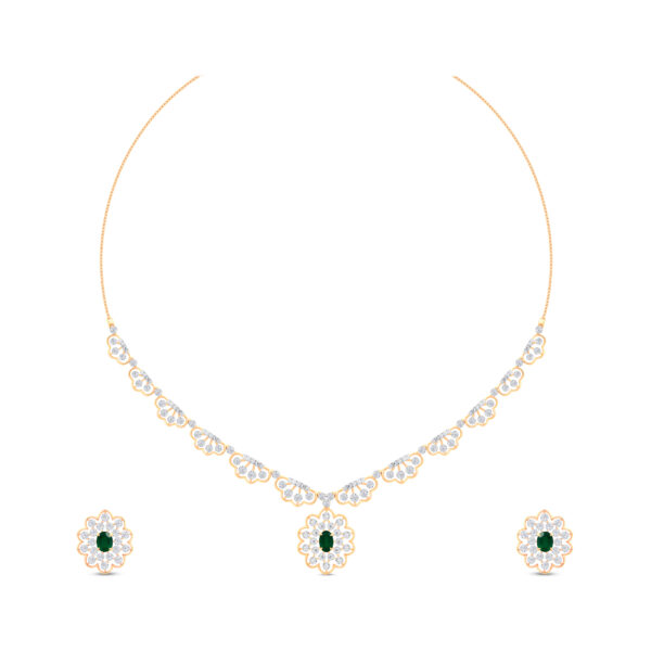 Natures Whisper Diamond Set - 18K Jewellery