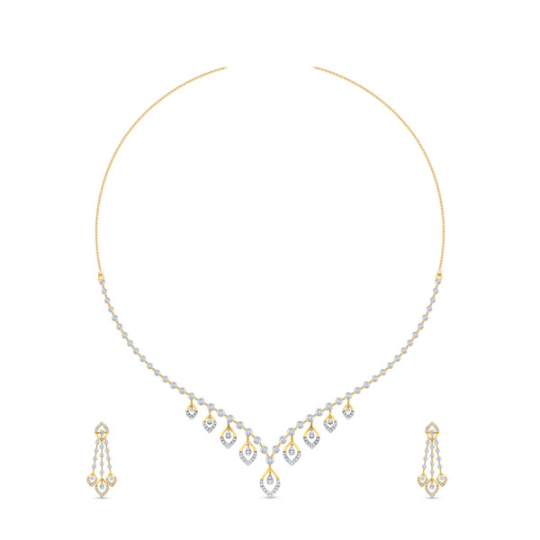 Heartfelt Dazzle Diamond Set - 18K Jewellery