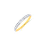 TWIN ROW DIAMOND RING - 18K JEWELLERY