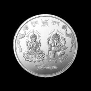 MMTC LAXMI GANESHA (999.9) 10gm Silver Minted Coin