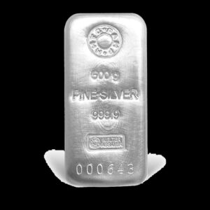 MMTCPAMP 500GM SILVER CASTED BAR