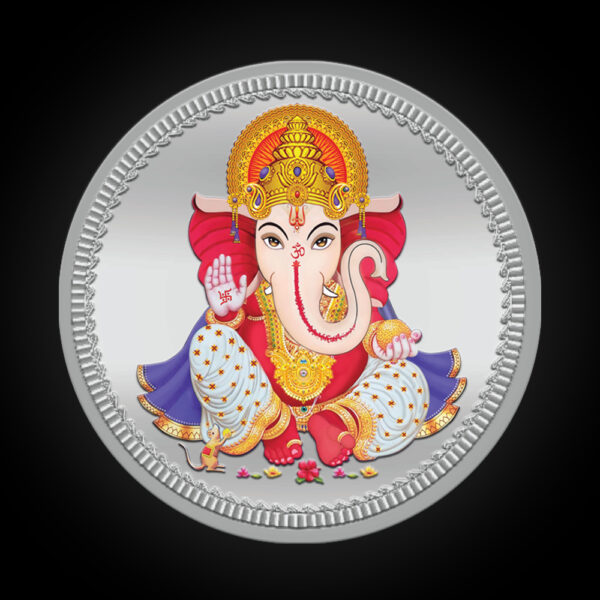 MMTC GANESHA (999.9) 50 gm Silver Minted Coin