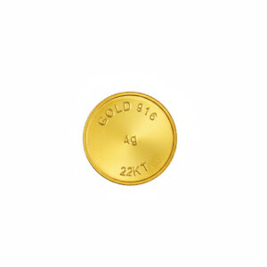 22K (9I6) SIMHA 4gm Gold Coin