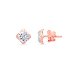Diamond Glow Earrings - 18K Jewellery