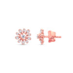 CELESTIAL FLOWER DIAMOND STUDS - 18K JEWELLERY