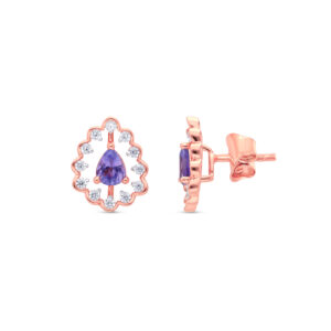 Ocean Gem Diamond Studs - 18K Jewellery