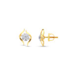 AURORA PETAL DIAMOND STUDS - 18K JEWELLERY