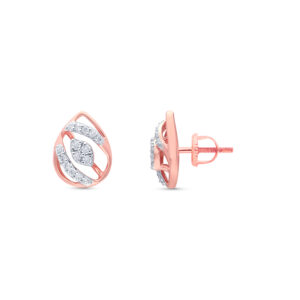 Teardrop Whisper Diamond Studs - 18K Jewellery