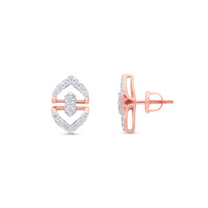 Halo Macquise Diamond Studs - 18K Jewellery