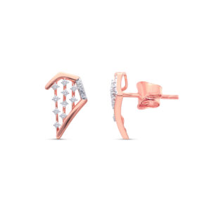 Radiant Breeze Diamond Studs - 18K Jewellery
