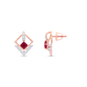 Modern Muse Diamond Studs - 18K Jewellery