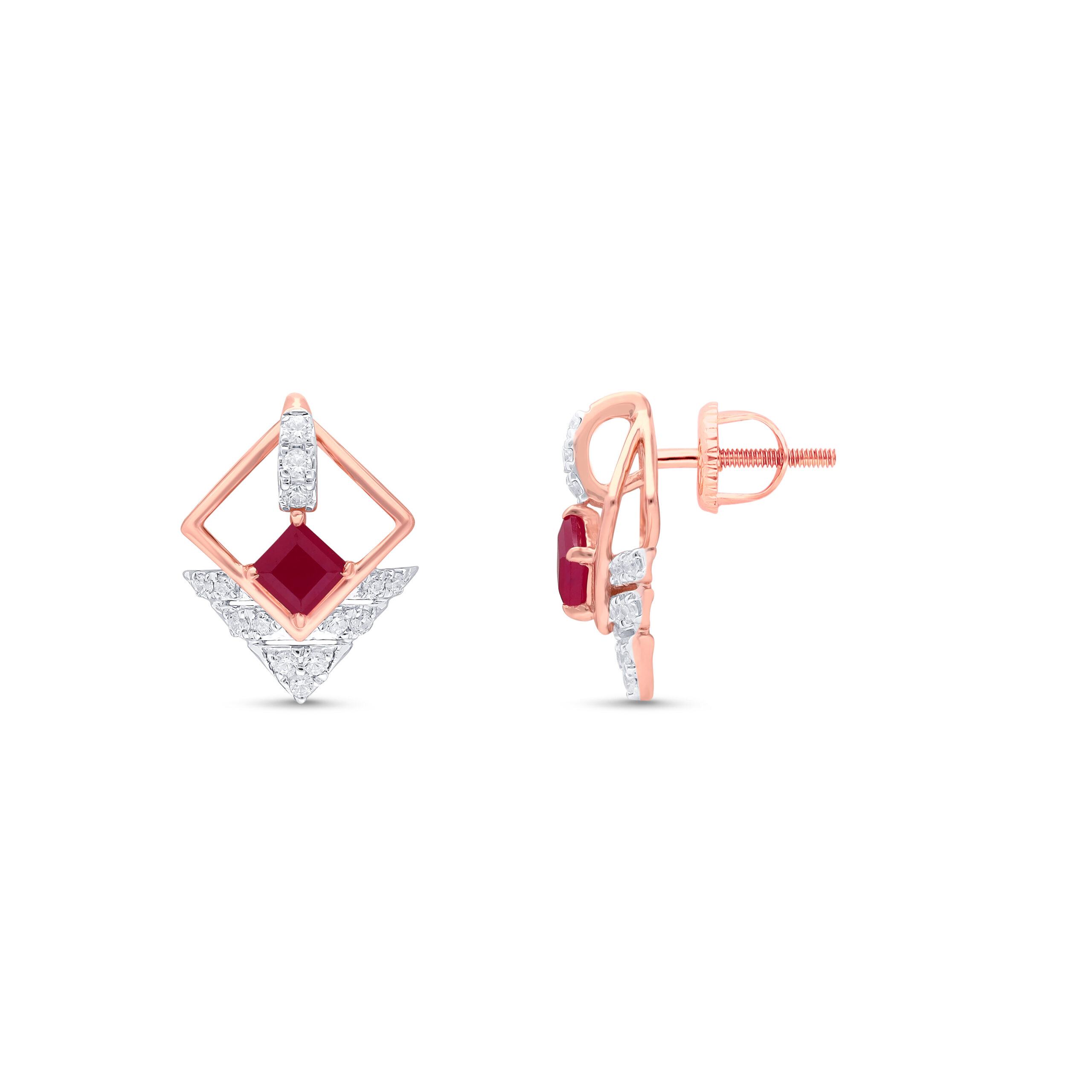 Modern Muse Diamond Studs - 18K Jewellery Modern Muse Diamond Studs - 18K Jewellery