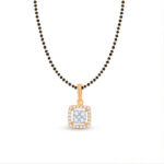GOLDEN GRACE SQUARE DIAMOND PENDANT - 18K JEWELLERY