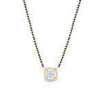 SQUARE HALO BLISS DIAMOND PENDANT - 18K JEWELLERY
