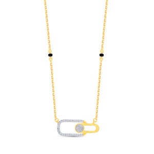 Mangal Mala Diamond Tanmaniya - 18K Jewellery