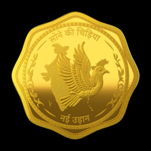 SIMHA MMTC PAMP 24k (999.9) SONE KI CHIDIYA 10GM GOLD COIN